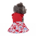 Pets.Love.Earth Cocktail Dress - Red Daisy
