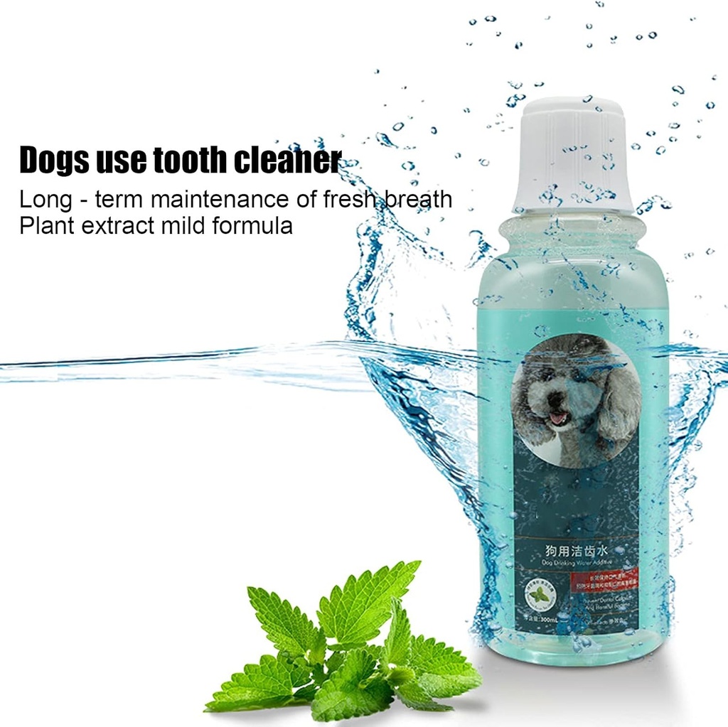 Fresh Friends Dog Drinking Water Additive - Green Tea & Peppermint 330ml 