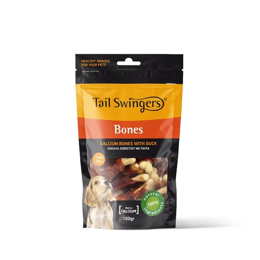 [5206819011168] Pet Interest Tail Swingers Bones Calcium Bones With Duck 100g