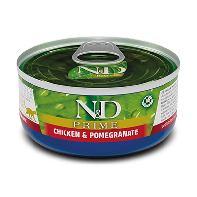 [8606014102055] Farmina N&D Prime Feline - Chicken & Pomegranate Canned 70g (1  علبة)