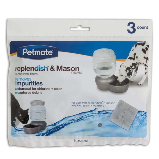 [029695249891] 3 فلاتر كربون من Petmate Replendish
