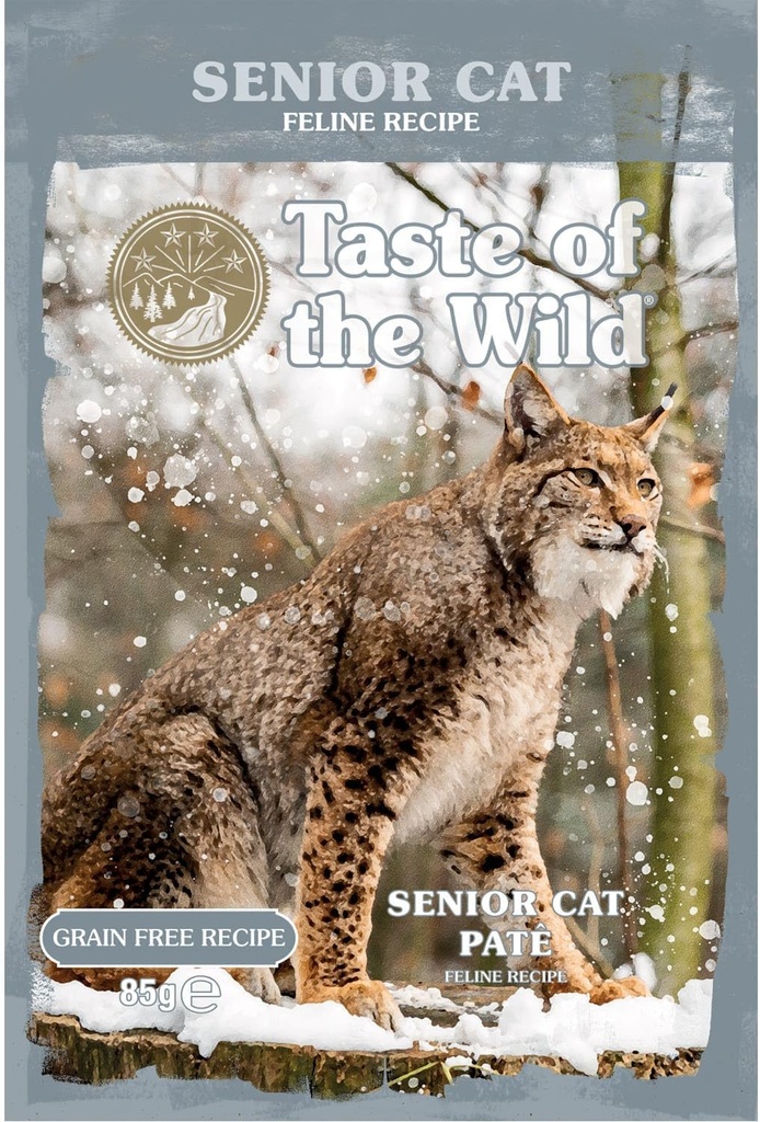 Taste of the Wild Grain Free Senior Cat Pate Pouch 85g