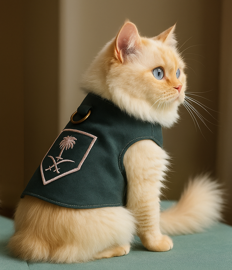 Pet Studio Green Jacket with Ring