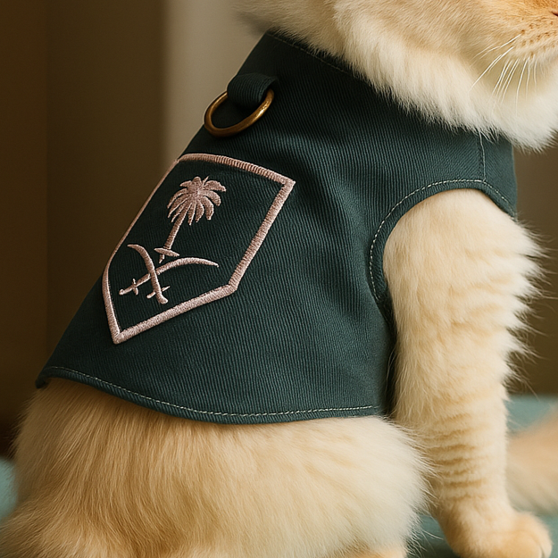 Pet Studio Green Jacket with Ring