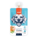 Wanpy Tasty Meat Paste – Chicken + Carrot & Pea ––90g 
