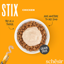 Schesir Stix Cat Creamy Snacks with Chicken 6 X 15g
