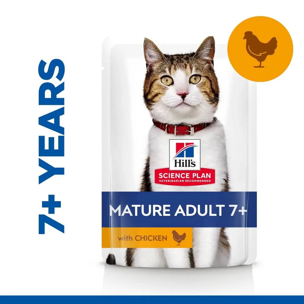 Hill's Science Plan Feline Adult Mature 7+ Chicken 