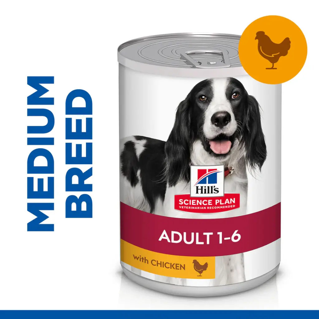 Hill's Science Plan Canine Adult Chicken Canned  370g 
