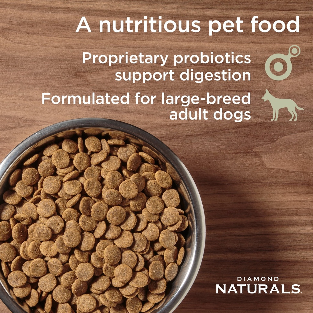 Diamond Naturals Large Breed Adult Dog Lamb Meal & Rice Formula 
