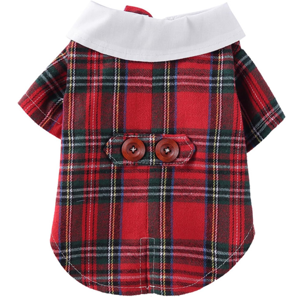 Pets.Love.Earth Gentleman Costumes Red Grid