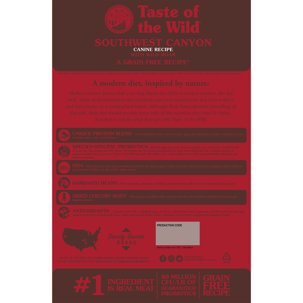 Taste of the Wild Southwest Canyon Canine Dry Food