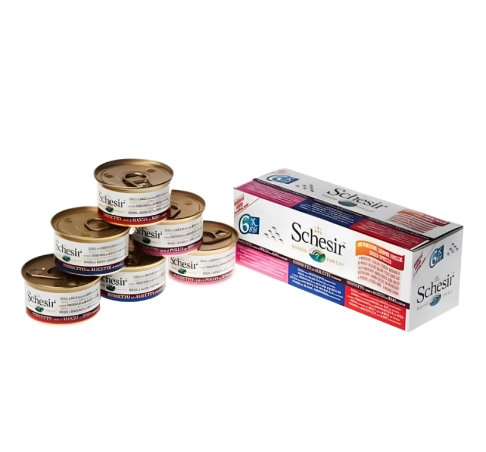 Schesir Cat Tuna Selection Variety Pack – Cans 6 x 85g