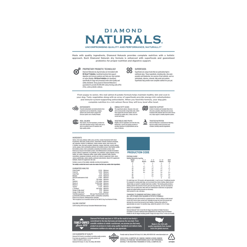 Diamond Naturals Skin and Coat For All Life Stage Dog