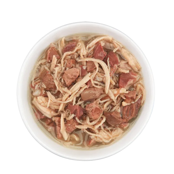 Schesir After Dark Can for Cat Variety Pack in Broth 12X80g (Chicken with Quail Egg, Beef & Duck)