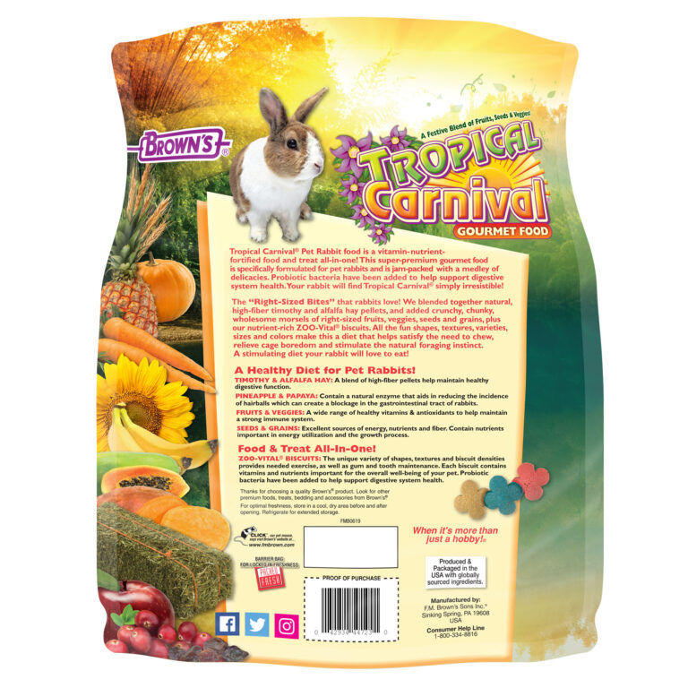 Browns Tropical Carnival Rabbit Food 