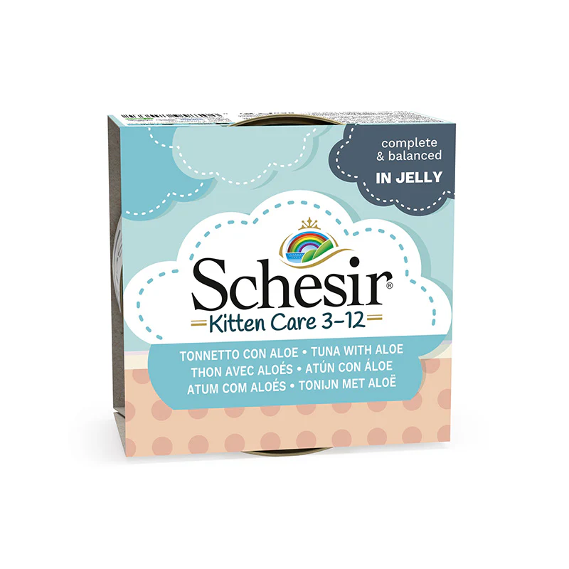 Schesir Baby Kitten Care Can (3-12 Months) Tuna with Aloe 85g