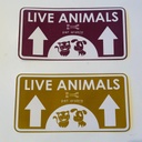 Pets.Love.Earth Live Animal Sticker