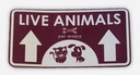 Pets.Love.Earth Live Animal Sticker