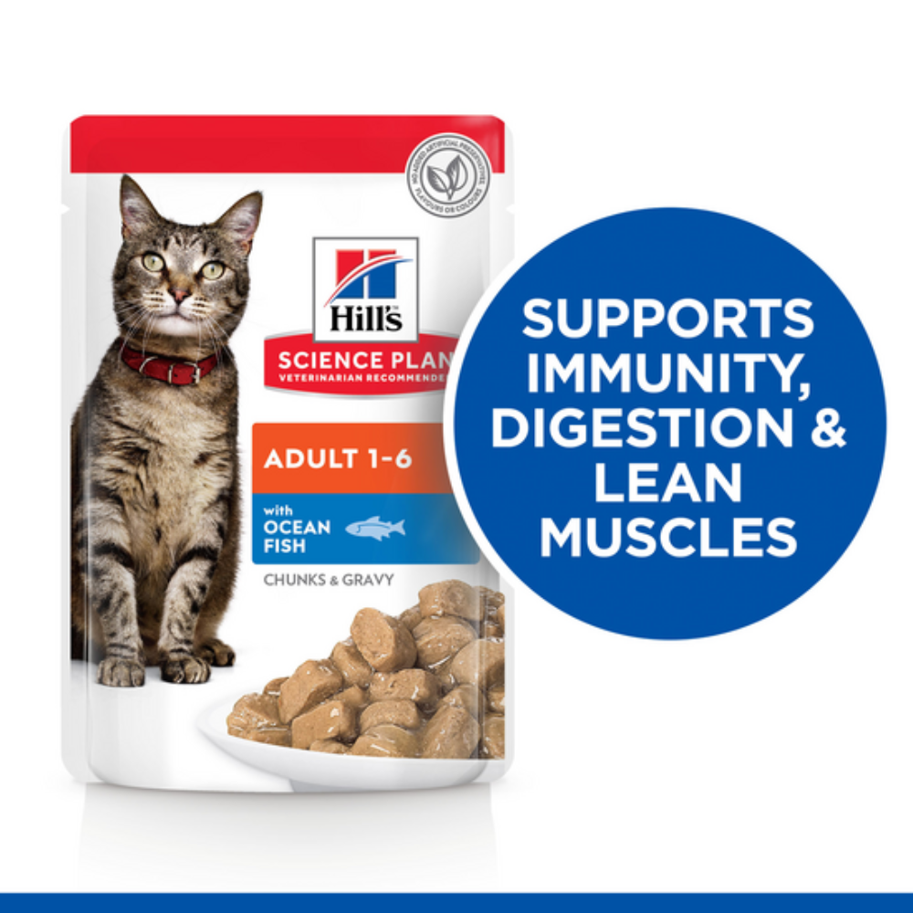 Hill's Science Plan Feline Adult Ocean Fish Pouch 85g 