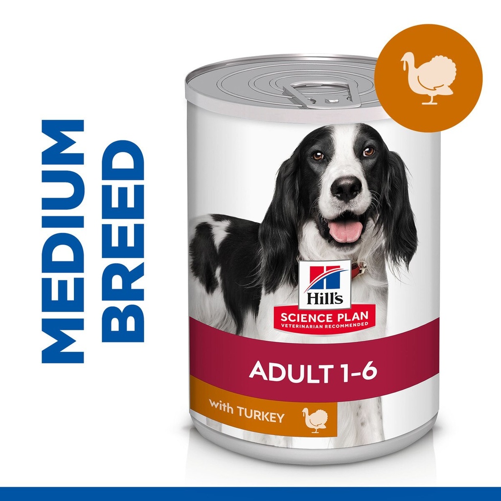 Hill's Science Plan Canine Adult Turkey Canned 370g 