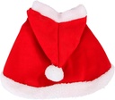 Pets.Love.Earth Pet Christmas  Cape / Red And White /  S:25*23*2 