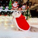 Pets.Love.Earth Pet Christmas  Cape / Red And White /  S:25*23*2 