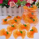 Pets.Love.Earth Halloween Pumpkin  Pet Hair Tie (10 Pack) 