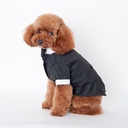 Pets.Love.Earth Black Tuxedo - With Attached Bow 