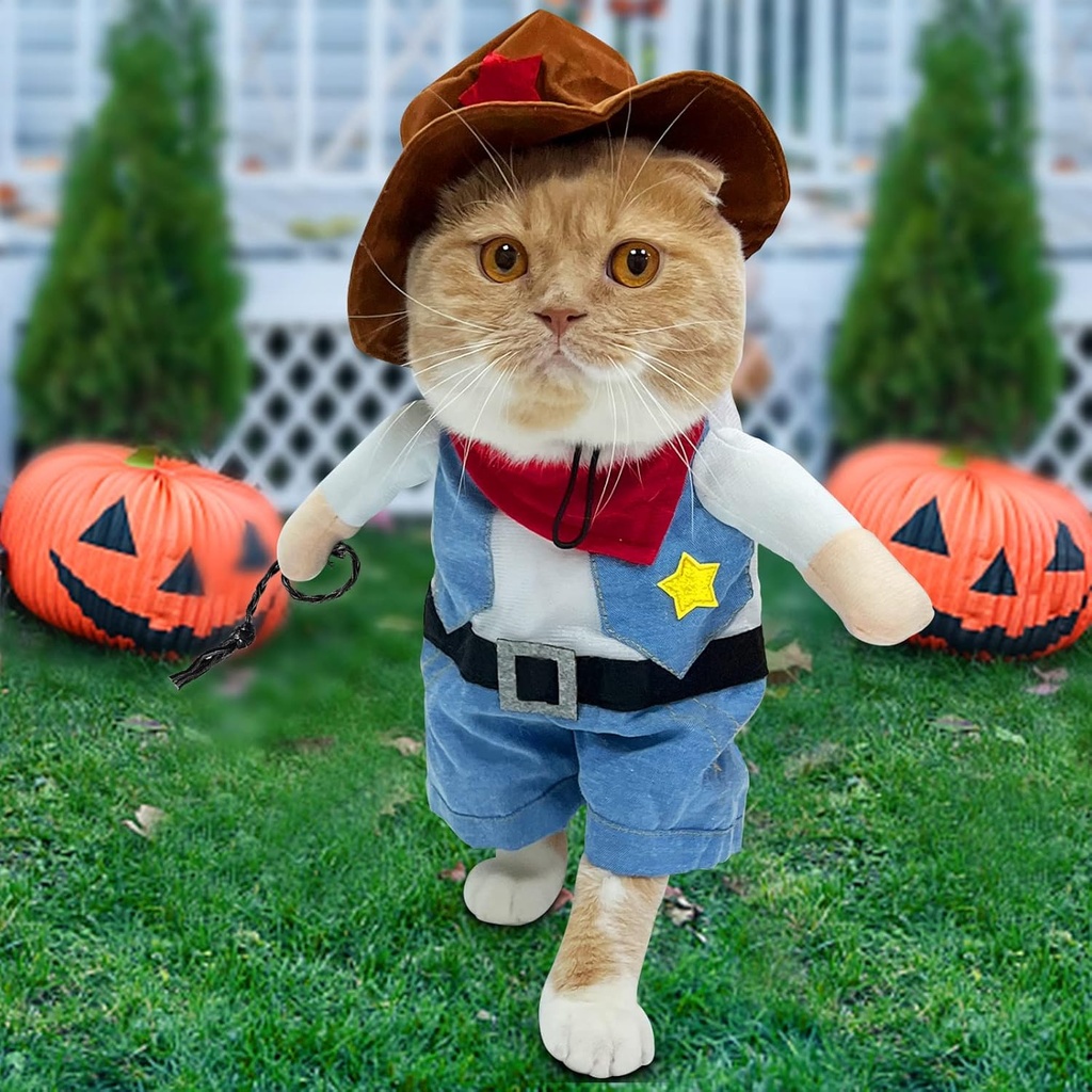 Pets.Love.Earth Cowboy Suit (With Hat) 