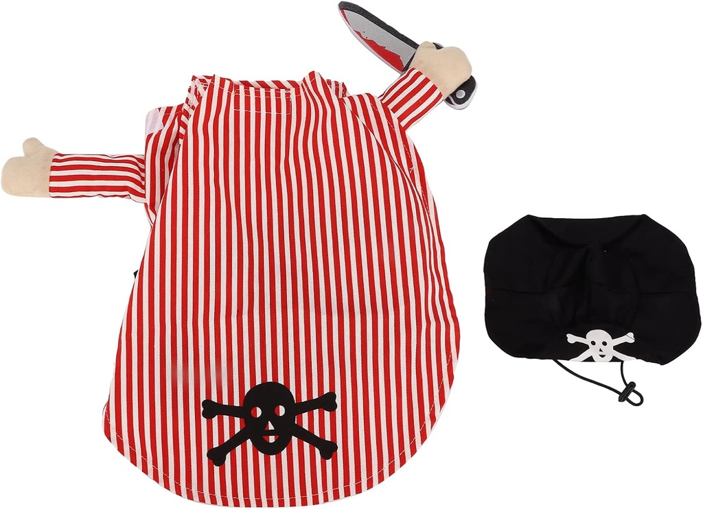 Pets.Love.Earth Vivid Pirate Suit (With Hat) 
