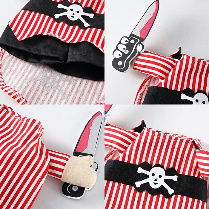 Pets.Love.Earth Vivid Pirate Suit (With Hat) 