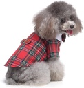 Pets.Love.Earth Gentleman Costumes Red Grid
