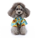 Pets.Love.Earth Hawaiian Summer Shirt Blue
