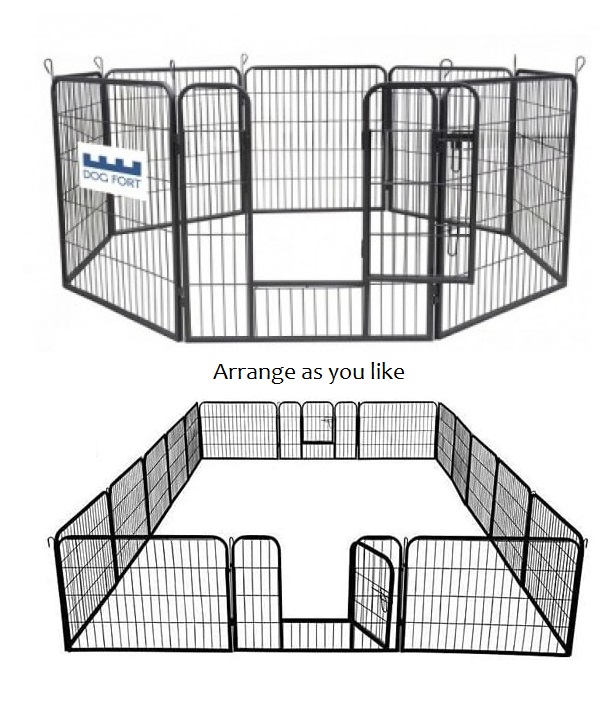 [DF-3003] Dog Fort Heavy Duty Pet Play Pen (40 Inch)