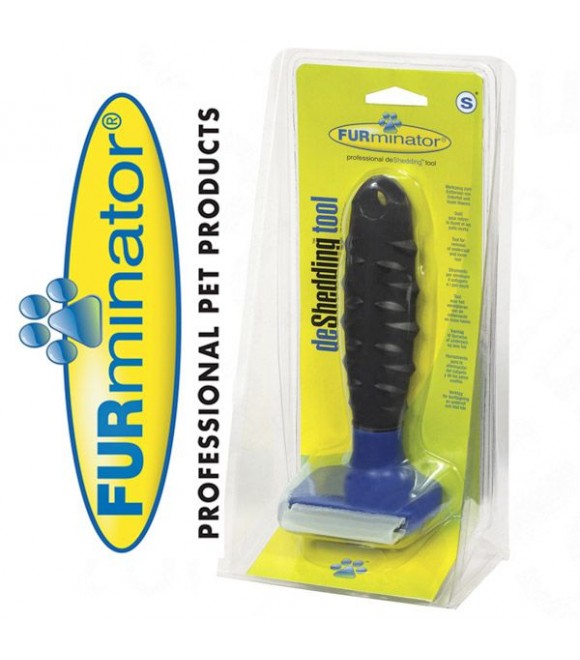 [854460001011] FURminator deShedding Tool for Dogs & Cats (Small)