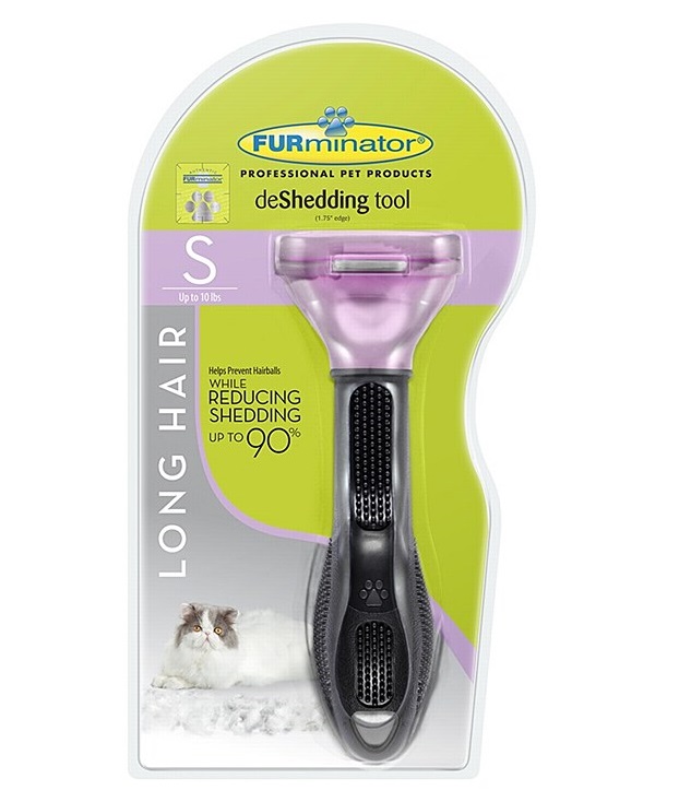 FURminator deShedding Tool for Long Hair Cats