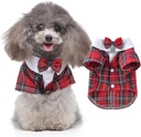 Pets.Love.Earth Gentleman Costumes Red Grid