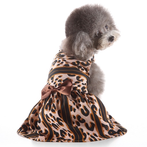 [6083174350915] Pets.Love.Earth Leopard Cocktail Dress (Medium)