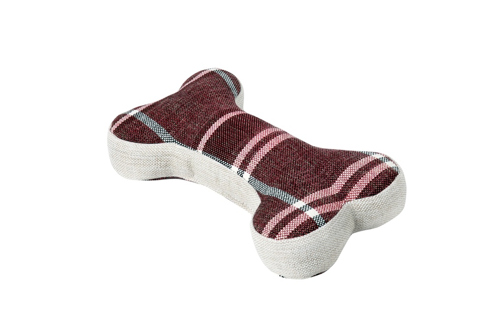 Pets.Love.Earth Premium Stripe Plush Toy - Bone 