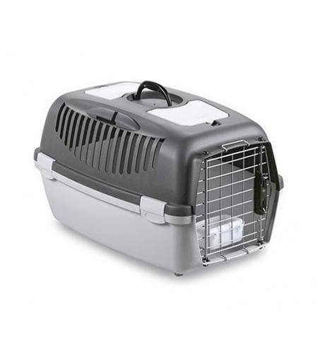 [8003507973312] Stefanplast Delux Pet Carrier with Metal Door (Gulliver 3 (61x40x38)cm)