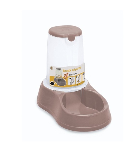 [8003507056725] Stefanplast Break Reserve Food Dispenser Powder Pink (6.5 Liter)