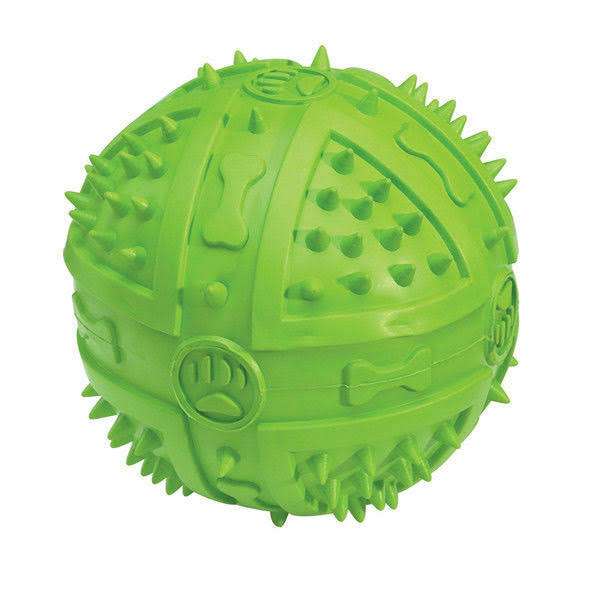 Begood Rubber Squeaky Ball Green