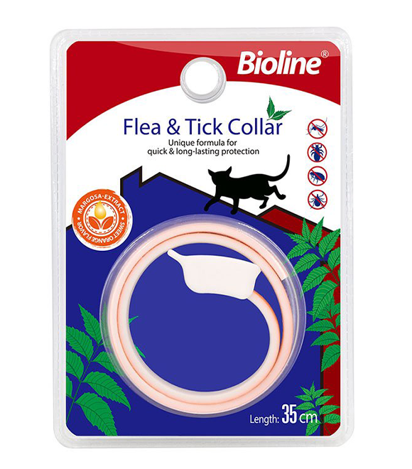 Bioline Margosa Extract Flea & Tick Collar For Cats 35CM