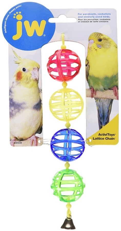 JWPet  TOY BIRD LATTICE CHAIN S/M