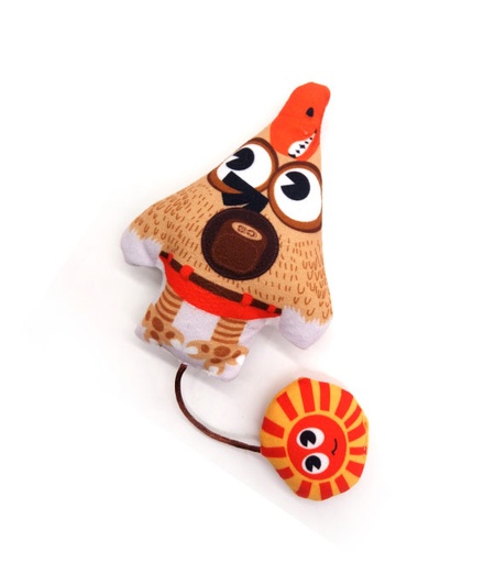 [5206819255036] Pet Interest Superbird 3D cat Toy with Silverline