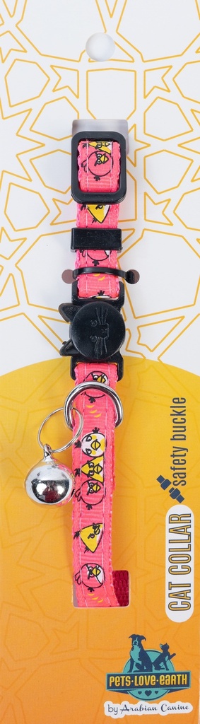 Pets.Love.Earth Nylon Angry Bird Safe Collar