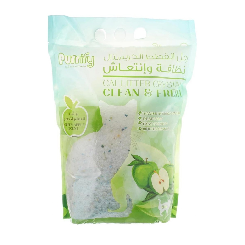 Purrify Cat Litter Crystals Clean -5L