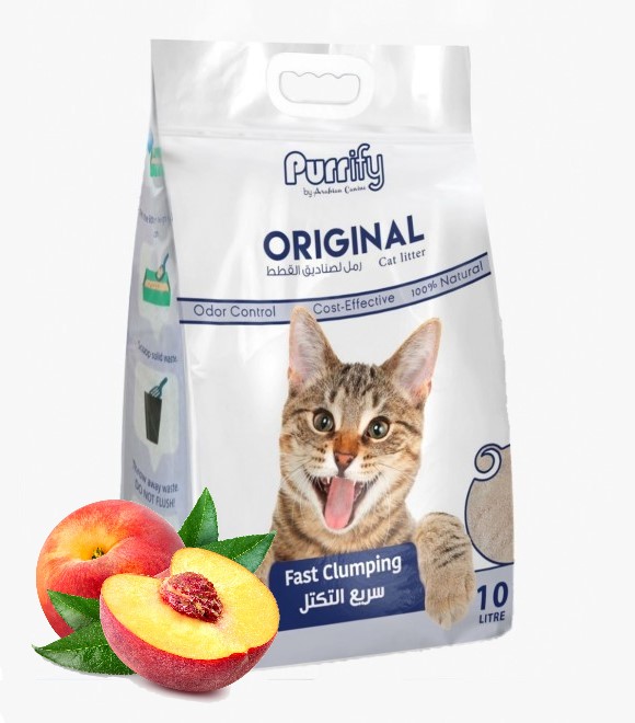 Purrify Original Cat Litter  - Peach Scented 10Ltr