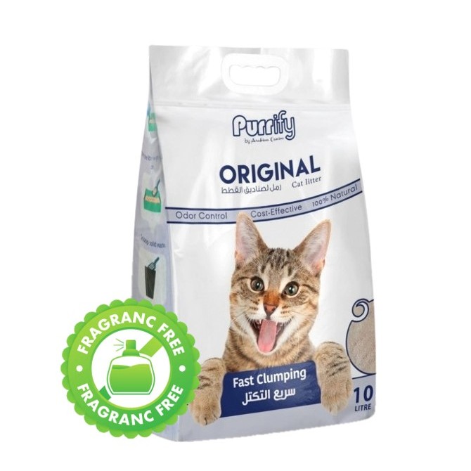 Purrify Original Cat Litter - 10 Liter - Unscented 