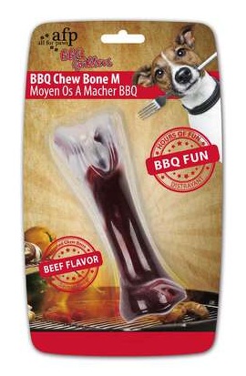 [847922045418] All For Paws BBQ TPU Bone Dog Toy (Medium)